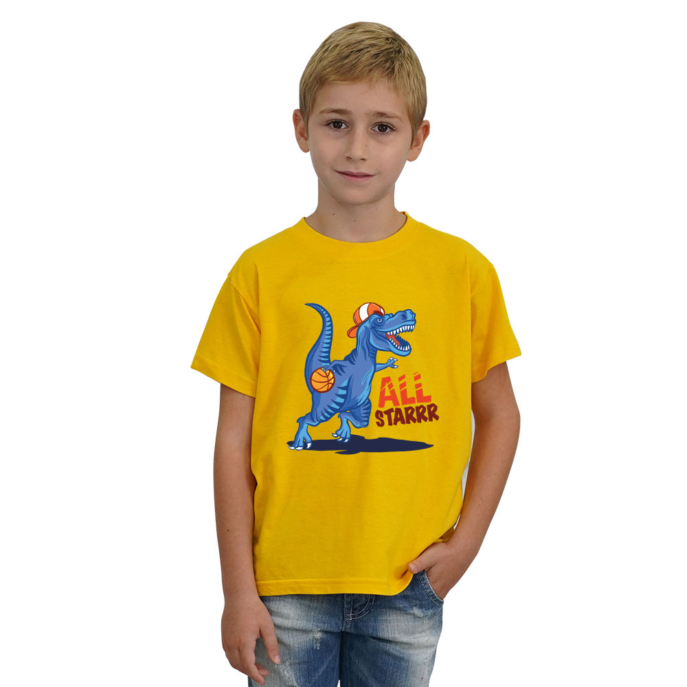 A50_T-SHIRT_YELLOW_L561_TREX_ALLSTAR